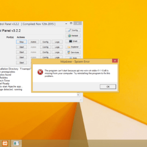 Erro api-ms-win-crt-runtime-l1-1-0.dll Resolvido