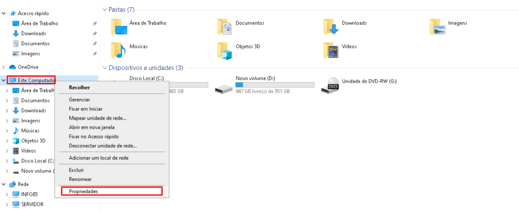 Como renomear computador no Windows 10