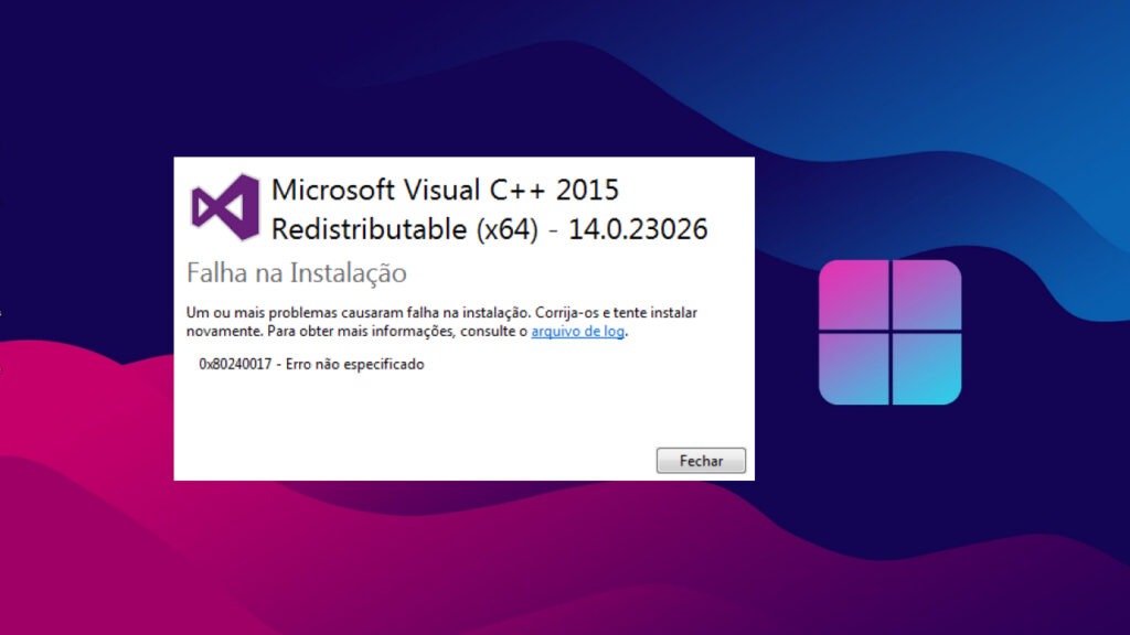 Como resolver o erro 0x80240017 no Windows
