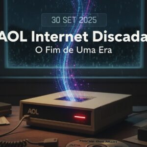 O serviço AOL Internet Discada foi encerrado em 30 de setembro de 2025