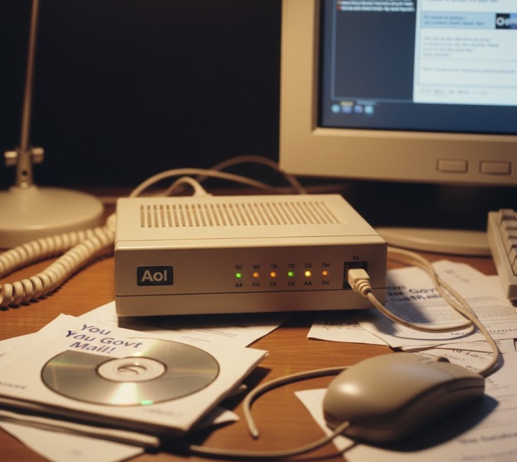 O serviço AOL Internet Discada foi encerrado em 30 de setembro de 2025 3 Modem Internet Discada