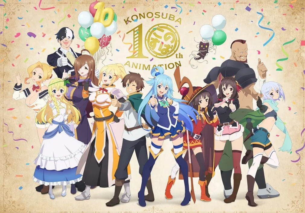 Konosuba quarta temporada anunciada: Anime ganha continuação em Meio às Celebrações de 10 Anos 1 Konosuba quarta temporada