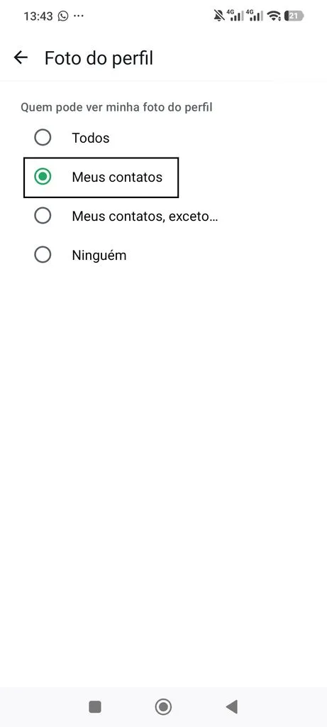 Segurança para WhatsApp